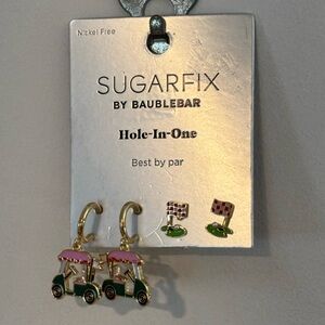Baublebar SUGARFIX “Hole-in-One” Gold Themed Earring Set
